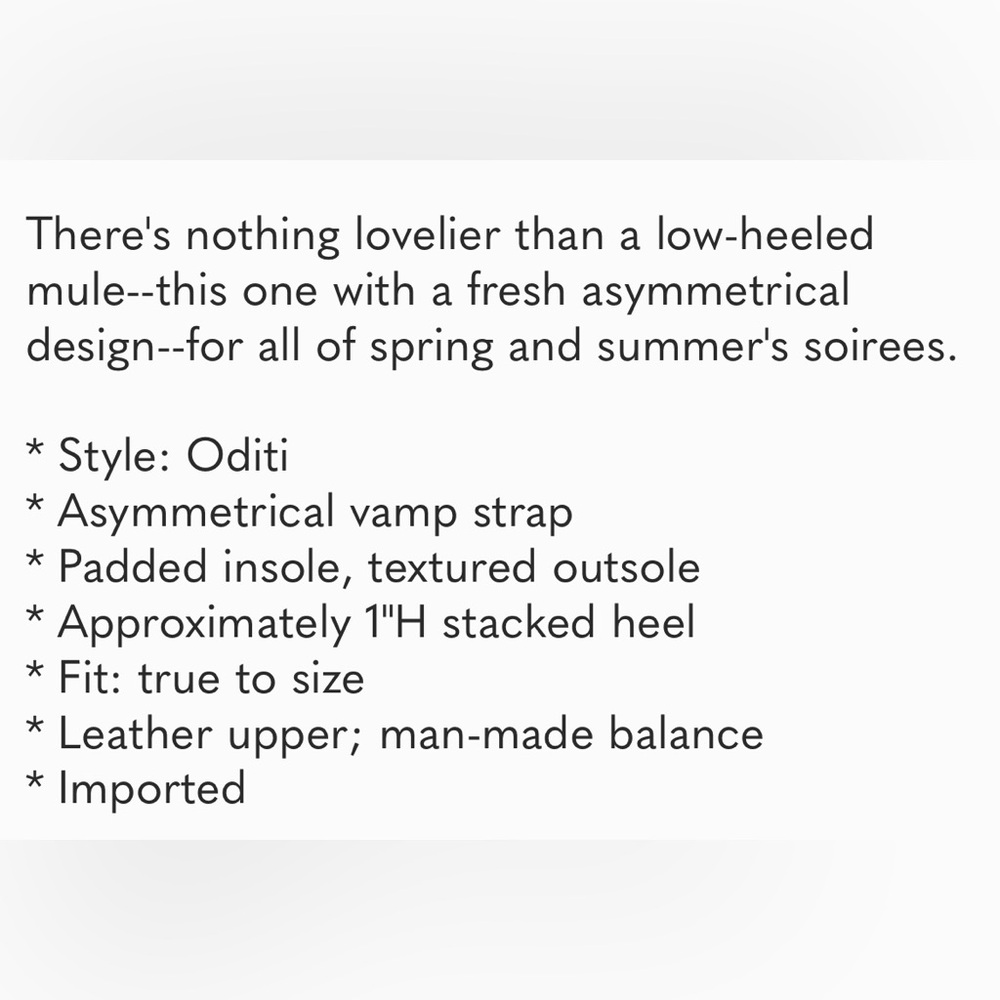 Marc Fisher Leather Heeled White Mules - Oditi Size 8.5 M - Picture 7 of 7